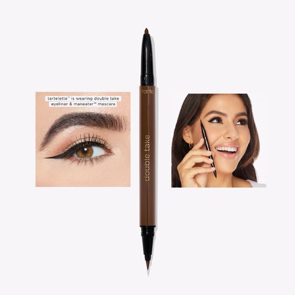 NIB ✅Tarte #BROWN Double Take Eyeliner ✨ New in box - Picture 4 of 16